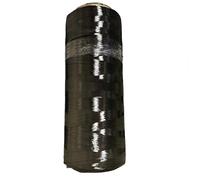 Escamas de carbón picadas Cinta de hilo negro premium, filamento resistente a la abrasión compuestos fibra carbono 48/50/12K