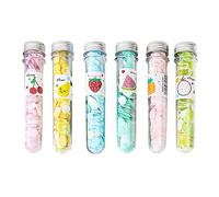 Escamas de jabón desechables espumosas perfumadas en papel con caja almacenamiento artículos limpieza portátiles para lavado manos camping y actividades