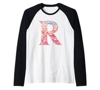 Escamas de sirena R Camiseta Manga Raglan
