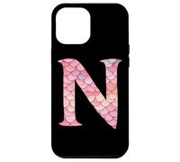 Escamas de sirena rosa N estilo encantador Carcasa para iPhone 12 Pro Max