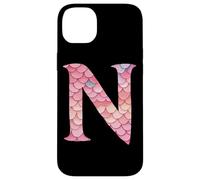 Escamas de sirena rosa N estilo encantador Carcasa para iPhone 14 Plus
