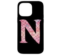 Escamas de sirena rosa N estilo encantador Carcasa para iPhone 14 Pro Max