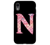 Escamas de sirena rosa N estilo encantador Carcasa para iPhone XR