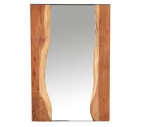 Escandinavo Decoración Espejo de Pared Pasillo Vestidor Baño Madera 90