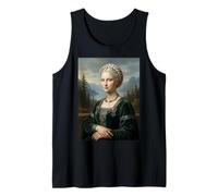 Escandinavo Mona Lisa Pintura Famosa Arte Renacimiento Camiseta sin Mangas