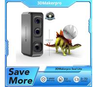 Escáner 3D 3DMakerpro Seal Lite, precisión de 0,02 mm, resolución de 0,07 mm, lentes antivibración, marco de 10 fps, seguimiento visual, luz azul 3DMakerpro Seal Lite