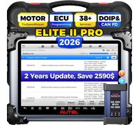 Escáner Autel MaxiSys Elite II Pro con 2 años de actualización, herramienta de programación y codificación de ECU J2534, similar a MS Ultra, MS909, MS919, actualización del Elite II, MS908S PRO II, On