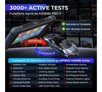 Escáner Bidireccional Autel MaxiCOM MK900, Actualización del MaxiCheck MX808S MK808S, Funciona como MK900-BT MK900BT MX900, Herramienta de Diagnóstico OBD2, Más de 300 Pruebas Activas, Más de 40