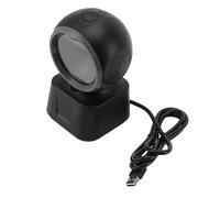 Escáner código Barras 1D 2D USB Fijo omnidireccional - Lector automático Manos Libres, rápido y Compatible con PC y POS para supermercados y comercios