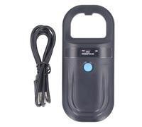 Escáner de animales Grcfumo, rastreadores de mascotas, lector de identificación de animales 134,2 KHz ISO11784 85 FDX B EMID, escáner portátil con chip de etiqueta para mascotas,