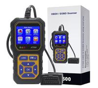 Escáner de Aparato de Diagnóstico OBD2, iKiKin Instrumento de Diagnóstico del Sistema del Motor Verifica el Motor Lector de Códigos de Error Adaptado a los P rotocolos OBDII/EOBD (Azul)