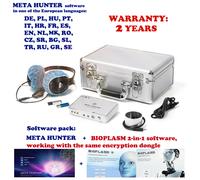 Escáner de biorresonancia Meta Hunter 4025 NLS, diagnóstico y terapia, versión 2025 + software Bioplasm 2 en 1