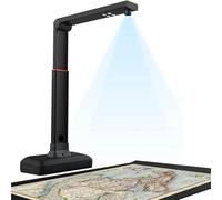 Escáner de cámara de gran formato, escáner de libros y documentos de gran formato, tamaño de captura A2/A3, escáner de libros/documentos USB de 23 MP con tecnologías de aplanamiento automático y elimi