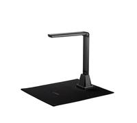 Escáner de cámara Documentos, escáner A4 5 MP, Compatible con función OCR en Varios Idiomas, escaneo códigos Barras, grabadora vídeo, luz LED para Estudio Comercial