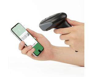 Escáner de código de Barras 1D para Exteriores, Lector de código de Barras con Cable, zumbador e indicador LED, activación Manual/automática, Puerto USB, Compatible con