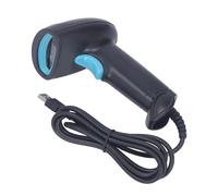 Escáner de código de Barras con Cable, Alta precisión, Respuesta rápida, Lector de código QR de Voz Inteligente para inventario, supermercado, almacén, Material ABS