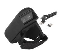 Escáner de código de Barras de Anillo inalámbrico 2.4G Bluetooth portátil Mini Lector de código 1D con Gran Memoria batería incorporada para gestión de inventario de almacén de