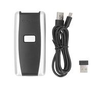 Escáner de código de Barras de Anillo inalámbrico Lector de Dedo CCD de luz roja 1D - Conectividad Bluetooth y 2,4 GHz - Recolector de Datos portátil con Almacenamiento Fuera de