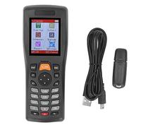 Escáner de código de Barras inalámbrico 2,4 GHz CCD Red Light Barcode Reader con colector de Datos de Pantalla de 2,2 Pulgadas para recuento de inventario y grabación de número de