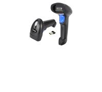Escáner de código de Barras inalámbrico 2.4G 1D 2D USB con Cable BT Connect Lector de código de Barras Escáner de Mano Escáner de Disparo Manual Soporte Código de Papel Código de