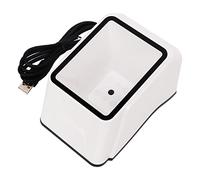 Escáner de Código de Barras, Manos Libres 1D 2D QR Escáner de Código de Barras de Escritorio, Captura Códigos de Barras Desde la Pantalla del Teléfono Móvil, Lector de Código de Barras con Cable USB