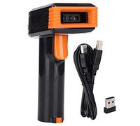 Escáner de código de Barras, Pantalla LED portátil, Pistola de escaneo de código de Barras inalámbrica con Cable de Datos, Receptor inalámbrico para Tienda y Hospital