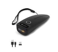 Escáner de Código de Barras USB con Cable//Inalámbrico 2.4G, Escáner QR, PDF417, Lector de Código de Barras Data Matrix EAN13