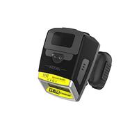 Escáner de Dedo inalámbrico 2D | Mini escáner de Anillo FS02 con Carcasa de aleación y batería de 350 mAh, Lector de código de Barras inalámbrico Imager, Android/iOS para logística y supermercado