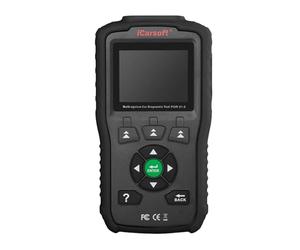 Escáner de diagnóstico automático iCarsoft por V1.0 para Porsche con escaneo de Bolsa de Aire, reinicio de Servicio de Aceite, reinicio SAS, etc