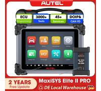 Escáner de Diagnóstico Automotriz Autel MaxiSYS Elite II PRO, Herramienta Avanzada de Programación de ECU y Codificación en Línea, Más de 45 Servicios, 2 Años de Actualización Gratuita Elite II PRO