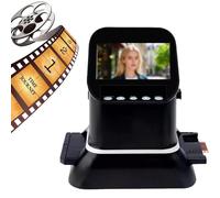 Escáner De Diapositivas 22 MP con Pantalla LCD 4,3" Que Convierte Negativos 35mm 120 126 127 135 En Fotos Digitales. Adaptadores Fácil Carga Ranura para Tarjetas SD para Archivar Fotos