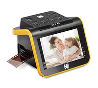 Escáner de diapositivas y película KODAK Slide N SCAN con gran pantalla LCD de 5 pulgadas, conversión de negativos y diapositivas en color y blanco y negro 35 mm, 126, 110 negativos y diapositivas de película en fotos digitales JPEG de 22MP de alta resolución