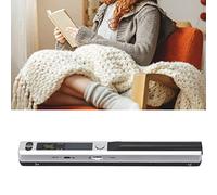 Escáner de Documentos de Alta resolución de sujeción, escáner portátil portátil para Fotos de Documentos recibidos de Textos con 900 ppi, Formato PDF JPG, Carga USB y Soporte de