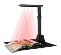 Escáner de documentos inteligente de 11 MP, escáner de documentos plegable A3/A4 con altura ajustable, captura de visualizador USB Sca-nner, escáner OCR portátil, potente escáner de software para