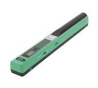 Escáner de Documentos Móvil, 3 Modos de Resolución Buena Compatibilidad Escáner Fotográfico Portátil Compatible con Múltiples Formatos de Archivo para Banca (Green)