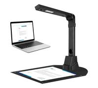 Escáner de documentos portátil de 12 MP, cámara y escáner de documentos de alta resolución tamaño A3, capacidad de reconocimiento OCR multilingüe, cámara de documentos USB para oficina de profesores