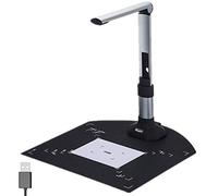 Escáner de documentos Visualizador de cámara para enseñar USB 10MP HD A3 y A4 Escáneres de gran formato para portátiles PC portátil Doc Cam Photo Entrenamiento en línea con OCR, escaneo instantáneo,