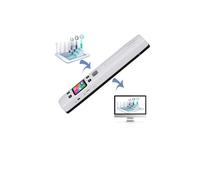 Escáner de fotos, escáner de imágenes de mano, 300/600/1050 DPI, escáner móvil de fotos a color, escaneo sin puntos ciegos, pantalla LCD a color de 1.8 pulgadas, gran almacenamiento, sin controlador,