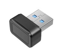 Escáner de huellas digitales, Login de huellas dactilares, Fast Matching Biometric Scan, Compact Touch Recognition Portable USB 360 Degree Security Device Login for Laptop, 0.81x0.67x0.05 pulgadas
