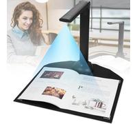 Escáner de Libros con cámara para Documentos, tamaño A3 y A4, con luz LED de Relleno, Alta definición, 16 megapíxeles, escaneo de Alta Velocidad, Puerto USB, Compatible con Windows para