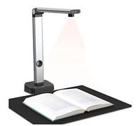 Escáner de Libros y Documentos, cámara de Documentos de 14 MP para Profesores, escáner A3, OCR en Varios Idiomas, PDF, tecnología de alineación y aplanado automáticos, para Sistema de PC, Oficina en