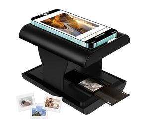 Escáner de Negativos y Diapositivas, Mobile Film Scanner Convierte Película de 35 mm a Foto Digitales con Smartphone, Apoyar la Edición y Intercambio