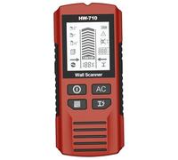Escáner de pared, buscador de pernos escáner de pared, detector de metales pequeños de mano de mano de alta sensibilidad con pantalla LCD y alarma de audio, adecuado para detectar metal, cables, made
