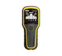 Escáner de pared, calibración automática 5 en 1, buscador electrónico de pernos para detección de madera, metal y cables de CA vivos, pantalla LCD, herramienta de escaneo profundo (amarillo)