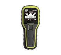 Escáner de pared, calibración automática 5 en 1, buscador electrónico de pernos para detección de madera, metal y cables de CA vivos, pantalla LCD, herramienta de escaneo profundo (verde carrera)
