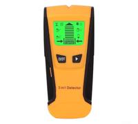Escáner de pared TH210 con pantalla LCD para centro | Madera, metal, detección de corriente, pantalla LCD, corrección automática, carcasa ABS amarilla