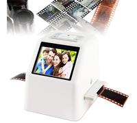 Escáner de película, convertidor digital de 2.4 pulgadas para películas de 35 mm, 126, 110, Super 8, diapositivas y negativos a JPEG, fácil de usar, conversión de imagen