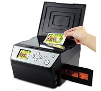 Escáner de película, escáner digital de 22 MP con pantalla LCD para convertir 135 películas, diapositivas de 35 mm y 110 películas a fotos digitales JPG