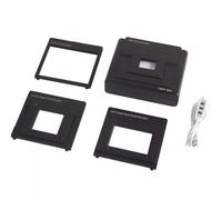 Escáner de película móvil, Visor de Negativos y Diapositivas fotográficas, visualización con luz LED, con Soporte para película de 135, 120 y 4 x 5, conversión de película a JPEG Digital, alimentaci