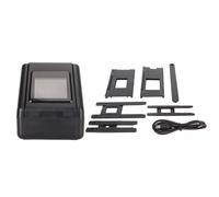 Escáner de película todo en uno que convierte negativos monocromáticos Super8, 35 mm, 126 y 110 en fotos digitales JPG. Incluye pantalla LCD de 2